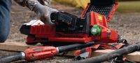 NCV Dahili vibratör Hilti NCV 10-22 akülü sırt çantası tipi beton vibratörleriyle birlikte kullanıma yönelik dahili beton vibratörü hortumu (Nuron akü platformu) Uygulamalar 3