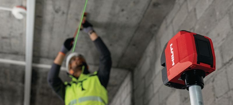 PM 2-LG yeşil çizgisel lazer Terazileme ve hizalama için yüksek görünürlüklü 2 ışınlı yeşil çizgisel lazer Uygulamalar 1