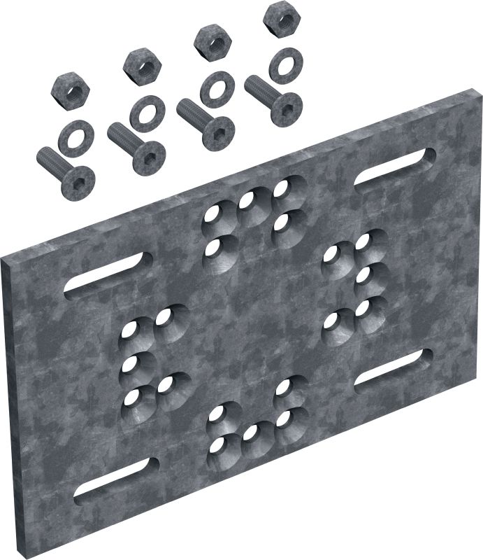 MT-P-G OC Modüler plaka Modüler yapıların doğrudan sabitlemeye gerek kalmadan yapısal çelik üzerine montajı için modüler plaka