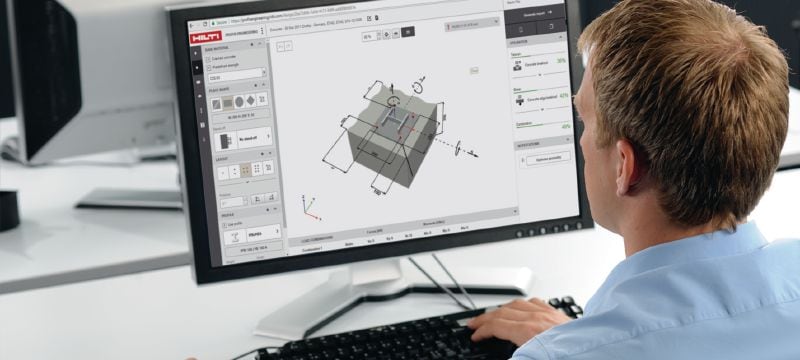 PROFIS Engineering Suite yapısal tasarım yazılımı Standartlara uygun, onaylı, yapısal mühendislik dübel tasarım yazılımı, Component Based Finite Element Method hesaplamaları ve çeşitli tespit yöntemleri Uygulamalar 1