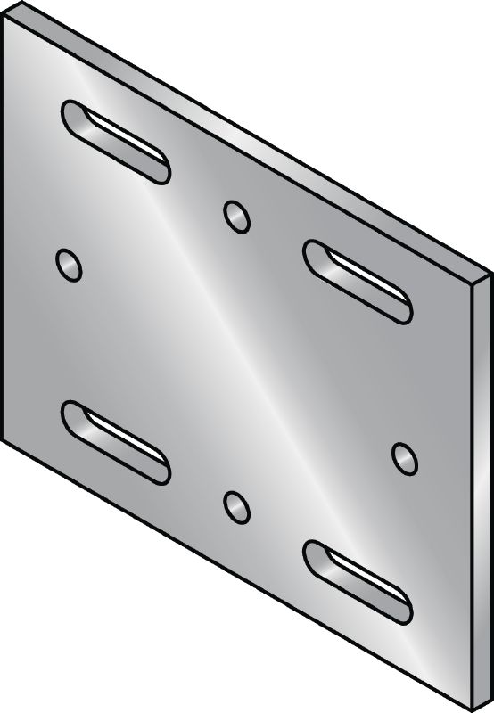 MIB-SH Taban plakası MI ana kirişlerin çeliğe tespiti için sıcak galvanize (HDG) taban plakası